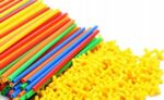 Klocki konstrukcyjne rurki słomki konstrukcyjne patyczki 800 el Straws - obrazek 3