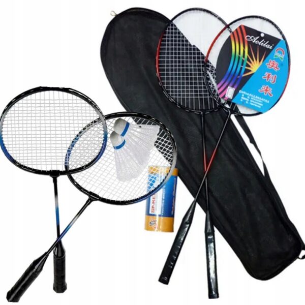Rakietki Paletki Babington Tenis Plażowy Badminton + 2 LOTKI