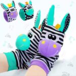 SKARPETKI 3D OPASKI NA RĄCZKI GRZECHOTKI 4 SZTUKI - obrazek 6