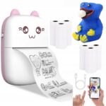 DRUKUŚ DRUKARKA TERMICZNA MINI KOT + ROLKI+ GRATIS GNIOTEK - obrazek 2