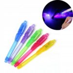KOMPLET 5x NIEWIDZIALNY MAGICZNY DŁUGOPIS UV LED - obrazek 2