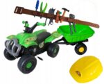 QUAD TRAKTOR + PRZYCZEPKA+KASK+GRATISY CAŁY ZESTAW - obrazek 2