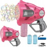 Maszyna do baniek Bazooka PISTOLET AKUMULATOR BAŃKI - AUTOMAT + 2 X PŁYN