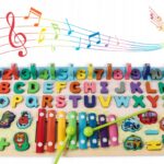 Trening MÓZGU klip koraliki Puzzle DREWNO KULKI - obrazek 3