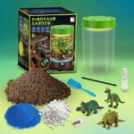 DINOZAUR OGRÓD TERRARIUM PROJEKTOR LAMPKA NOCNA PIASEK NAKLEJKI ROŚLINY - obrazek 5