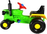 SOLIDNY TRAKTOR TRAKTOREK NA PEDAŁY SAMOCHÓD.KASK - obrazek 5