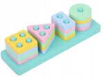 Układanka sorter kształty i kolory MONTESSORI - obrazek 3