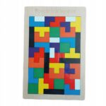 UKŁADANKA DREWNIANA TETRIS KLOCKI 40 EL. - obrazek 4