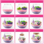 Zestaw Kreatywny Magiczne Terrarium Jednorożca DIY z Podświetleniem LED Duże - obrazek 3