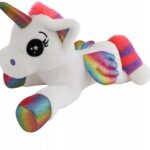 JEDNOROŻEC PLUSZOWY UNICORN MASKOTKA KOŃ BARDZO DUŻY biały - obrazek 7