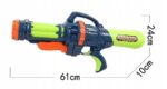 Pistolet Na Wodę Ogromny Bitwa Wodna Kolorowy Wytrzymały DUŻY 60cm - obrazek 3