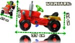 SOLIDNY TRAKTOR TRAKTOREK NA PEDAŁY SAMOCHÓD.KASK - obrazek 10