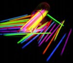 ŚWIECĄCE PAŁECZKI BRANSOLETKI OPASKI FLUORESCENCYJNE 100 ŚWIATŁO CHEMICZNE - obrazek 10