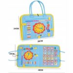 Tablica manipulacyjna MONTESSORI sensoryczna ZAMEK - obrazek 3