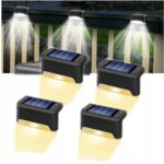 4 Szt WODOODPORNA LAMPA SOLARNA OGRODOWA schody it - obrazek 2