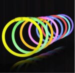 ŚWIECĄCE PAŁECZKI BRANSOLETKI OPASKI FLUORESCENCYJNE 100 ŚWIATŁO CHEMICZNE - obrazek 4