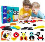 DREWNIANA UKŁADANKA LOGICZNA MONTESSORI PUZZLE - obrazek 7