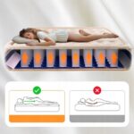 MATERAC DMUCHANY DWUOSOBOWY Z POMPKĄ NA AKUMULATOR + LAMPKA W POMPCE - obrazek 8