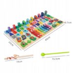 Trening MÓZGU klip koraliki Puzzle DREWNO KULKI - obrazek 5