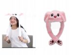 Czapka z uszami Pikachu Panda z ruchomymi KRÓLIK - obrazek 5