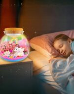 Jednorożec Zestaw Kreatywny Dziewczynki Lampka Nocna Piasek Kinetyczny DIY - obrazek 10