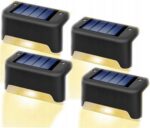 4 Szt WODOODPORNA LAMPA SOLARNA OGRODOWA schody it