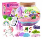 ZESTAW KREATYWNY jednorożec MAGICZNE TERRARIUM DIY LAMPKA KRYSZTAŁ pilot - obrazek 2