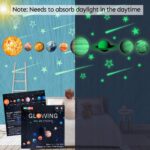 Naklejki na ścianę Świecące PLANETY GWIAZDY kosmos - obrazek 3