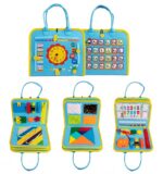 Tablica manipulacyjna MONTESSORI sensoryczna ZAMEK