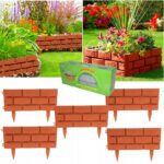 Murek ogrodowy wysoki 18 cm 2,2 m obrzeże trawnika PŁOTEK PALISADA POLSKI