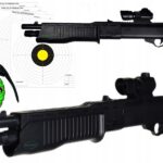 KARABIN PISTOLET shotgun + KULKI + TARCZE