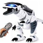 DUŻY DINOZAUR MULTIMEDIALNY STRZELAJĄCY STEROWANY