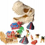 CZASZKA dinozaura + FIGURKI + DRZEWKA +MATA DO GRY - obrazek 4