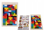 UKŁADANKA DREWNIANA TETRIS KLOCKI 40 EL. - obrazek 2