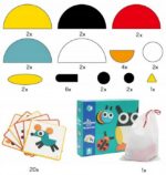 DREWNIANA UKŁADANKA LOGICZNA MONTESSORI PUZZLE - obrazek 8