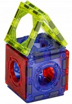 KLOCKI MAGNETYCZNE KONSTRUKCYJNE ŚWIECĄCY TOR 3D MAGNETIC EDUKACYJNE STEM - obrazek 7