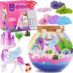 Zestaw Kreatywny Magiczne Terrarium Jednorożca DIY z Podświetleniem LED Duże