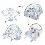 MATA EDUKACYJNA LEOPARD DLA NIEMOWLĄT DUŻA MIĘKKA ZWIERZĄTKA + GRATIS - obrazek 5