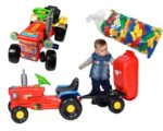 ZESTAW TRAKTOR TRAKTOREK NA PEDAŁY Z PRZYCZEPKĄ. - obrazek 3