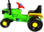SOLIDNY TRAKTOR TRAKTOREK NA PEDAŁY SAMOCHÓD.KASK - obrazek 5