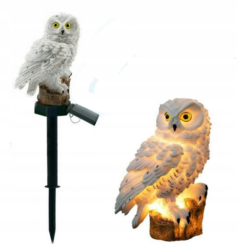 b04905b0-86d9-4a95-9b17-a977805affaf.jpeg Lampa solarna sowa LED duża Wodoodporna ogrodowa - obrazek 1