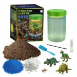 DINOZAUR OGRÓD TERRARIUM PROJEKTOR LAMPKA NOCNA PIASEK NAKLEJKI ROŚLINY - obrazek 4