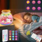 ZESTAW KREATYWNY jednorożec MAGICZNE TERRARIUM DIY LAMPKA KRYSZTAŁ pilot - obrazek 7
