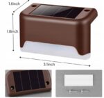 4 Szt WODOODPORNA LAMPA SOLARNA OGRODOWA schody it - obrazek 10