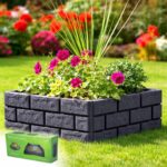 Murek ogrodowy wysoki 18 cm 2,2 m obrzeże trawnika PŁOTEK PALISADA POLSKI - obrazek 7