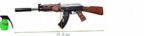 KARABIN PISTOLET KAŁASZNIKOW AK47 + KULKI - obrazek 6