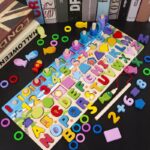 Trening MÓZGU Montessori Puzzle RYBKI KULKI - obrazek 6