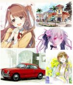 MARKERY MAZAKI ALKOHOLOWE MANGA ZESTAW 168SZT ORGANIZER + TORBA + SZELKI - obrazek 6