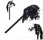 KOŃ NA KIJU ZABAWKA GŁOWA KONIA HOBBY HORSE DŹWIĘK - NEW VERSION Z GRZYWĄ - obrazek 2