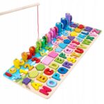 Trening MÓZGU Montessori Puzzle RYBKI KULKI - obrazek 9